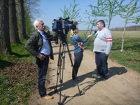 Reportaż z akcji przygotwała ekipa "Obiektywu" TVP Białystok - rozmowa z sołtysem Szuszalewa Panem Mariuszem Stanisławczykiem
